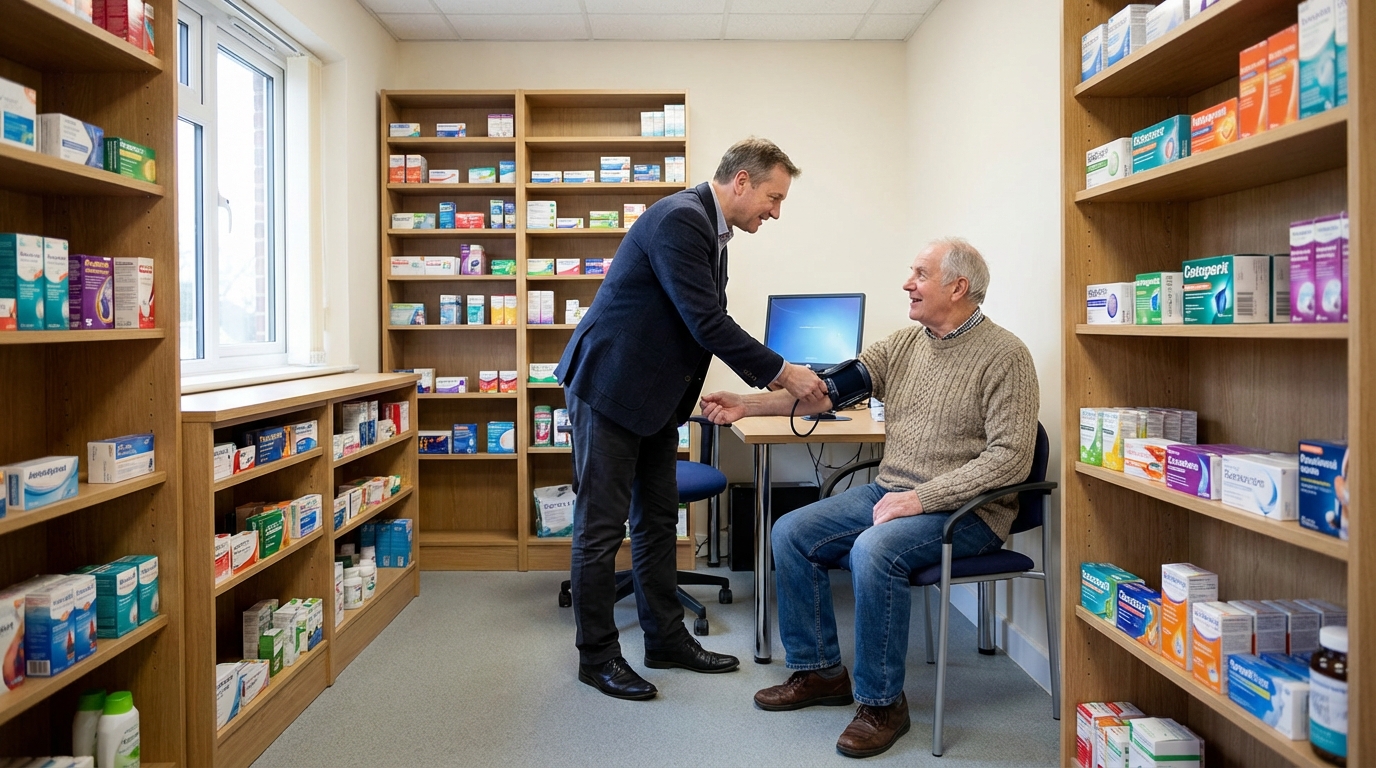 NHS blood pressure check