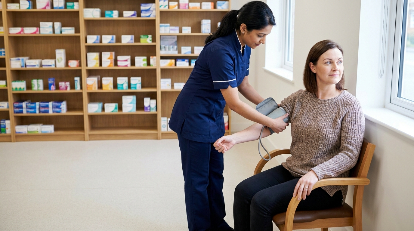 Private Blood Pressure Check