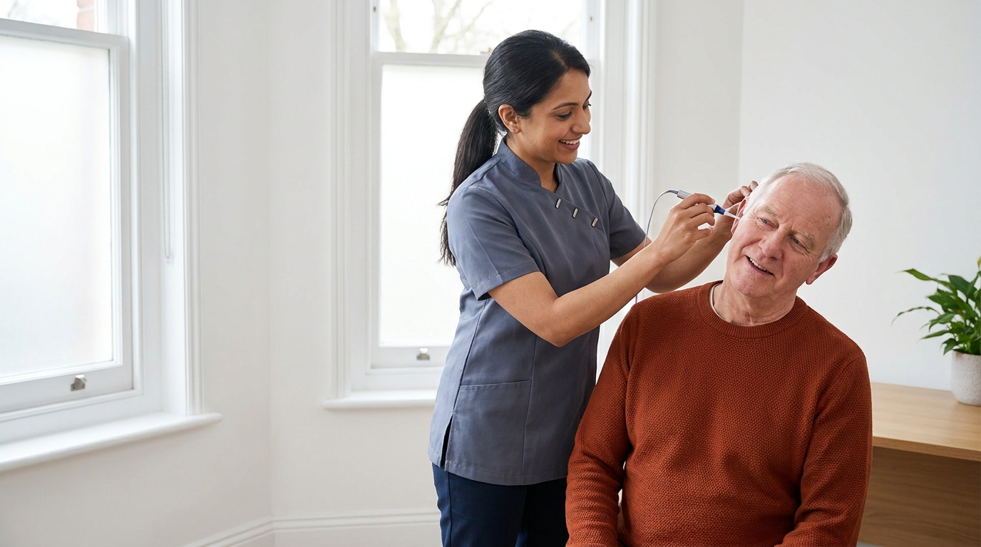 Ear examination for minor infection