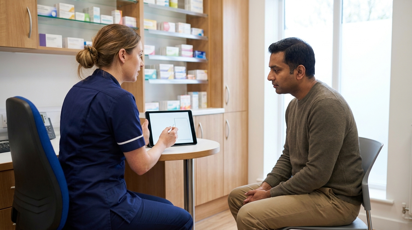 Ear infection at Sidley Pharmacy
