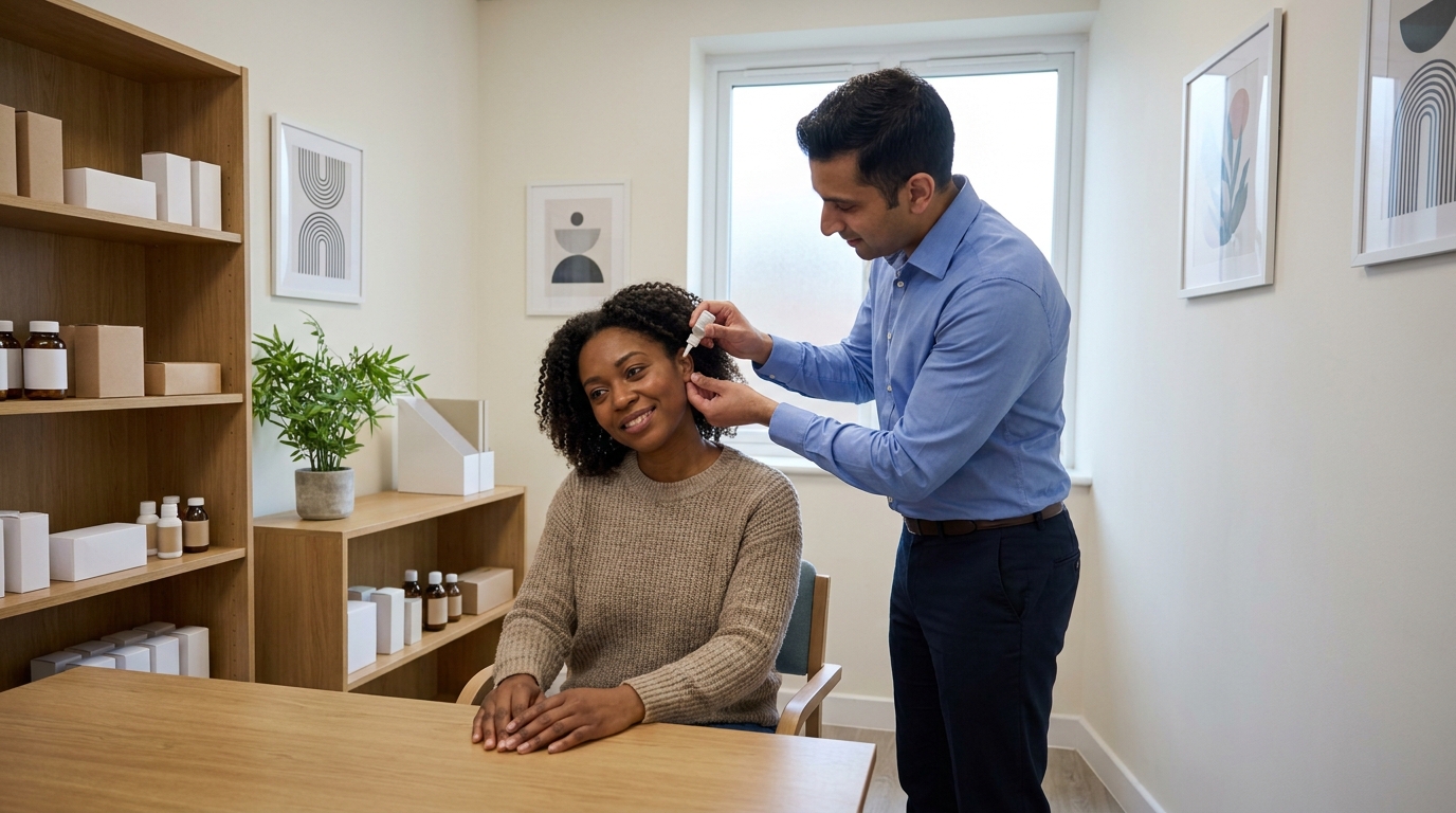 Ear infection at Sidley Pharmacy
