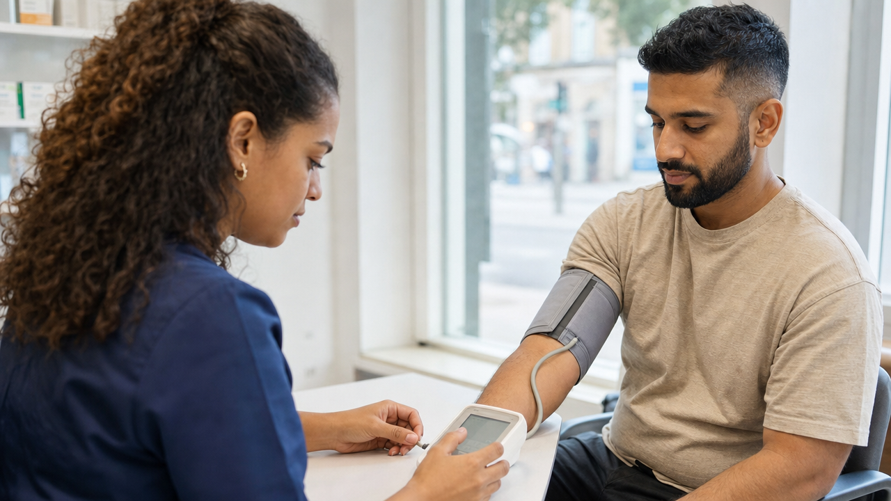 Private Blood Pressure Check at Nexus Pharmacy Nottingham