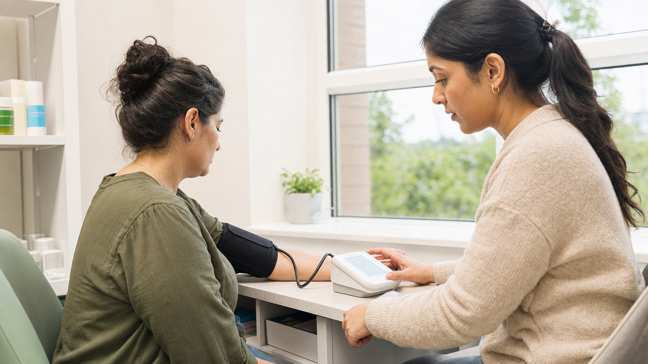 Blood pressure check